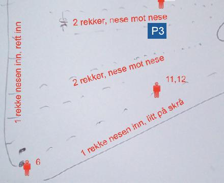 Oppgaver 6 oppgaver Oslo Skifestival: "parker tett 40 cm side avstand "hvis mulig to rekker "6 m bak er nok 3.