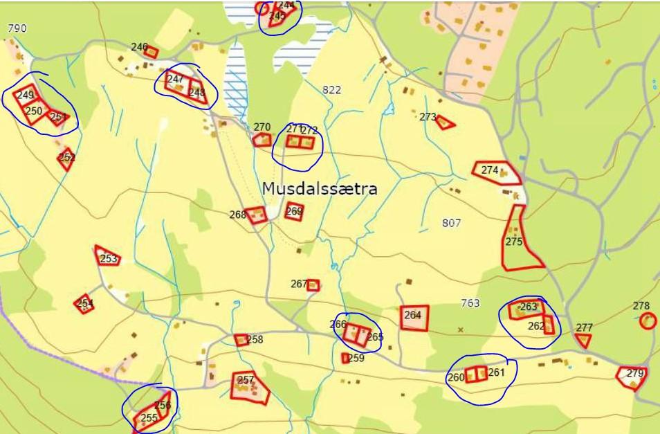 Sak 8/18 Trond Musdalslien og sendt inn byggetegninger, slik at det er mulig å vurdere tiltakets omfang/ tilpasning til øvrige hytter.