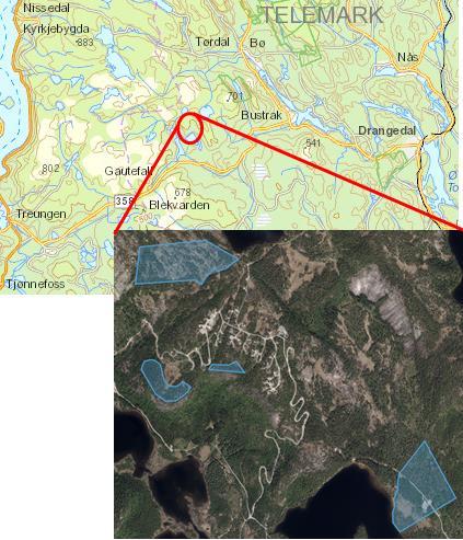 NOTAT O ppdrag 1131698 Kunde Drangedal kommune Dato 2016/10/05 T il Fra Kopi Arne Ettestad Anna Skaarnæs-Moldestad Rune Sølland GAUTEFALLLIA, REGISTRERING AV NATURMANGFOLD 1.