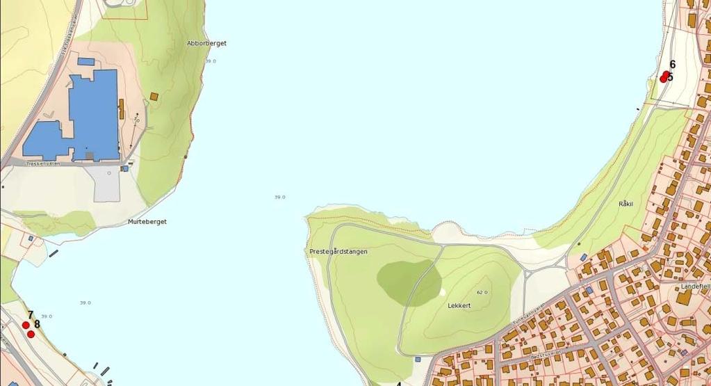 2 METODER 2.1 Prøvetakingssteder Fosforinnholdet i jorda ned til 1 meters dyp ble undersøkt i 13 jordprofiler på 6 ulike lokaliteter (figur 2 og 3).