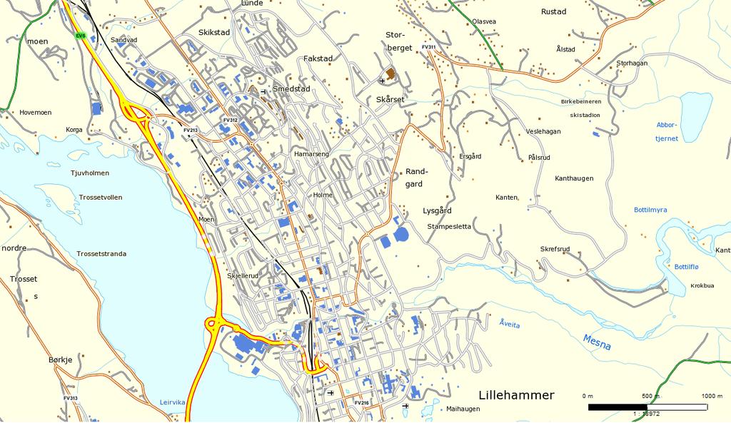 Lillehammer idrettsbarnehage 1 INNLEDNING Arkitektkontoret Lene Frank AS utarbeider på vegne av BBG AS et forslag til ny reguleringsplan i forbindelse med