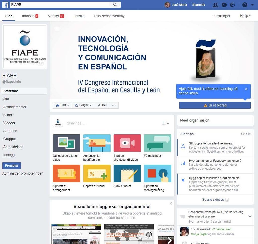 Facebook: FIAPE Kilde: