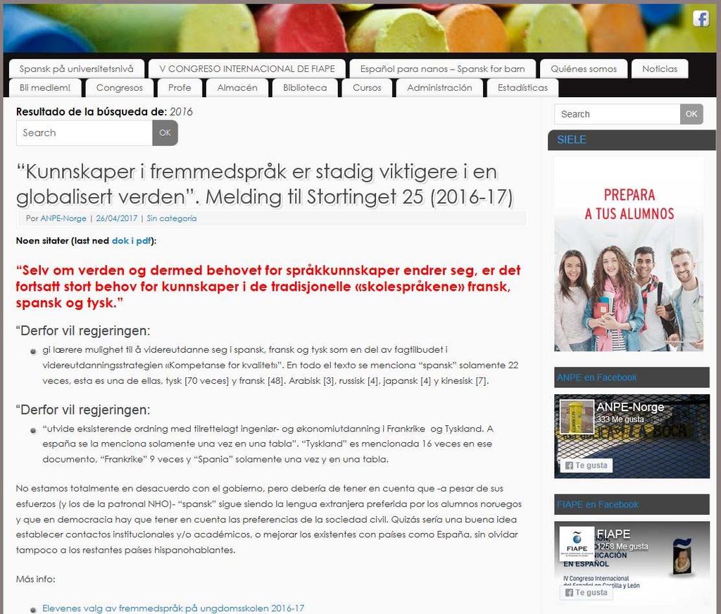 Fremmedspråk i Norge Kilde: http://www.anpenorge.