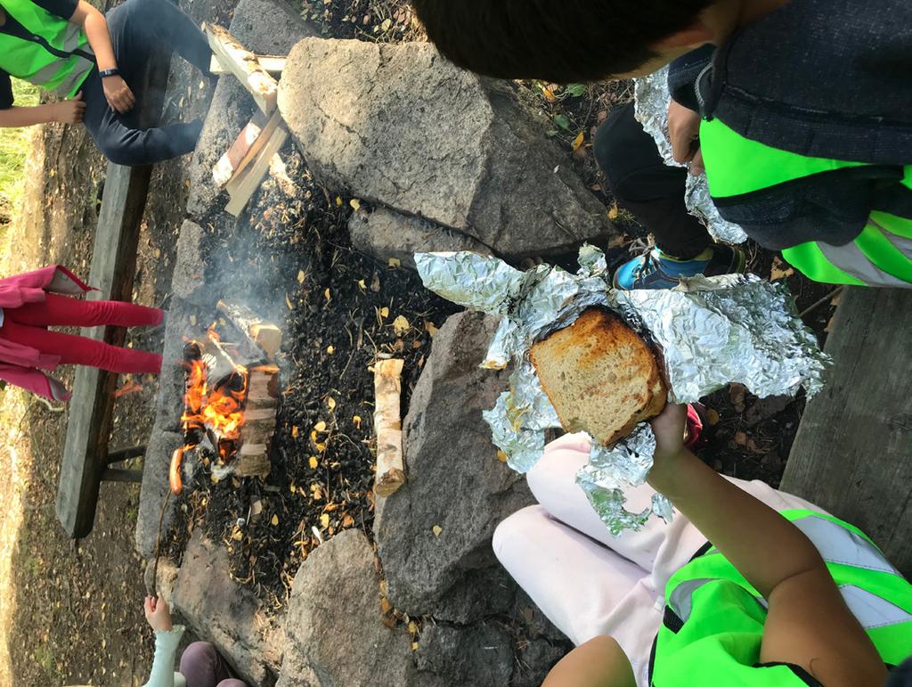 NATURBASEN Et tilbud som gis fra 3-7. trinn AKS. Baseleder Mari tar med elevene på turer ut i skog og mark for å lære om naturen og dyrene som lever der.