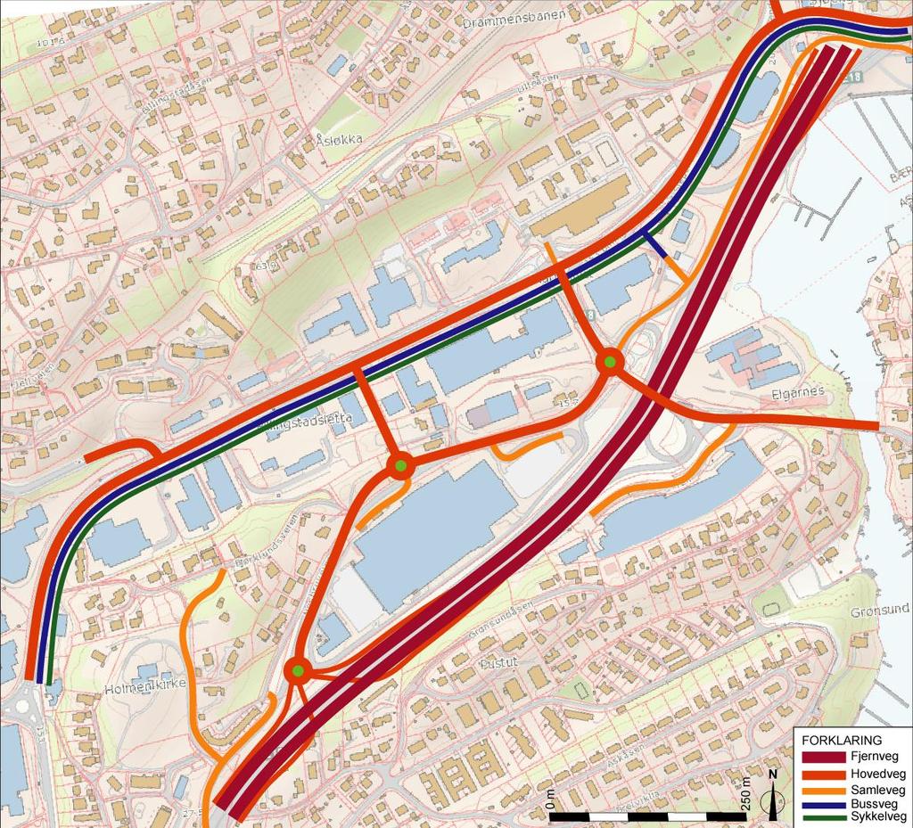 Billingstadsletta/Slependen Ny E18 med lokalt vegnett Side 2 1. BAKGRUNN OG HENSIKT Den vedtatte kommunedelplanen for E18 i Asker åpner for videreutvikling av løsningen på Slependen / Billingstad.