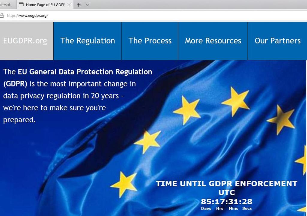 Nedtelling til GDPR (PVF)