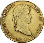 159 1+ 9 000 965 Ferdinand VII, 8 escudos