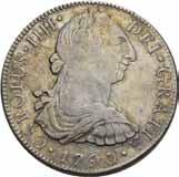 innleverer. 1140 1140 Ferdinand VI, 8 reales 1754 MM KM.