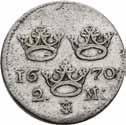 XI, 2 mark 1670 SM.