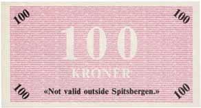 100 kroner 1970. Serie Pp Nr.