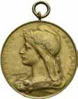 Medaljer, merker, polletter, litteratur 172* Ville d`orleans 1871. Tostrup, Forgylt bronse. 15 mm.med hempe Kvist 47 KF.32 01 200 Ex.