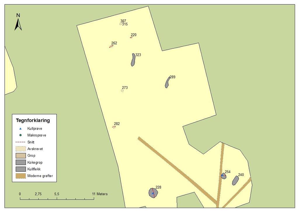 Kart 4: Oversiktskart over feltets plassering.
