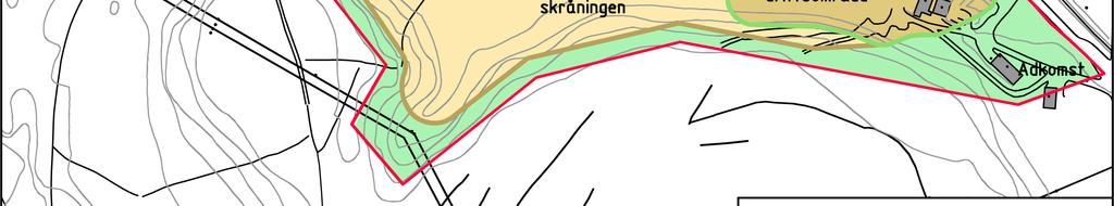 uttaksområdet strekker seg nordover Mot skogsområdene vest for