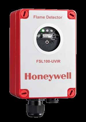 FSL100-UV/IR Analyse av flammeflimmer-frekvensen for å forhindre falskalarmer Dobbel deteksjonsteknologi muliggjør effektiv