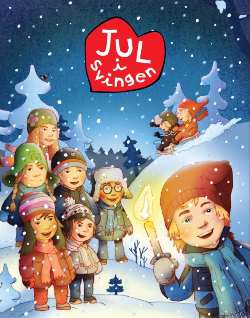 Den lure nissen I jula skjer det mye rart, det har bygda vår erfart. Hvem er på ferde, hvem kan det være? Ho, ho, ho, det er nissen så klart! Han maler kua rød og blå, fjerner alt fra der det lå.