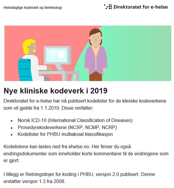 ICD-10 2019 Prosedyrekodeverkene 2019 Multiaksial