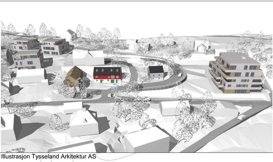 Felt B i kommunedelplanen er avsatt til fremtidig boligområde med krav om bebyggelsesplan. Det tillates en utnytting på maksimum 50 % og minimum 30 % BYA.