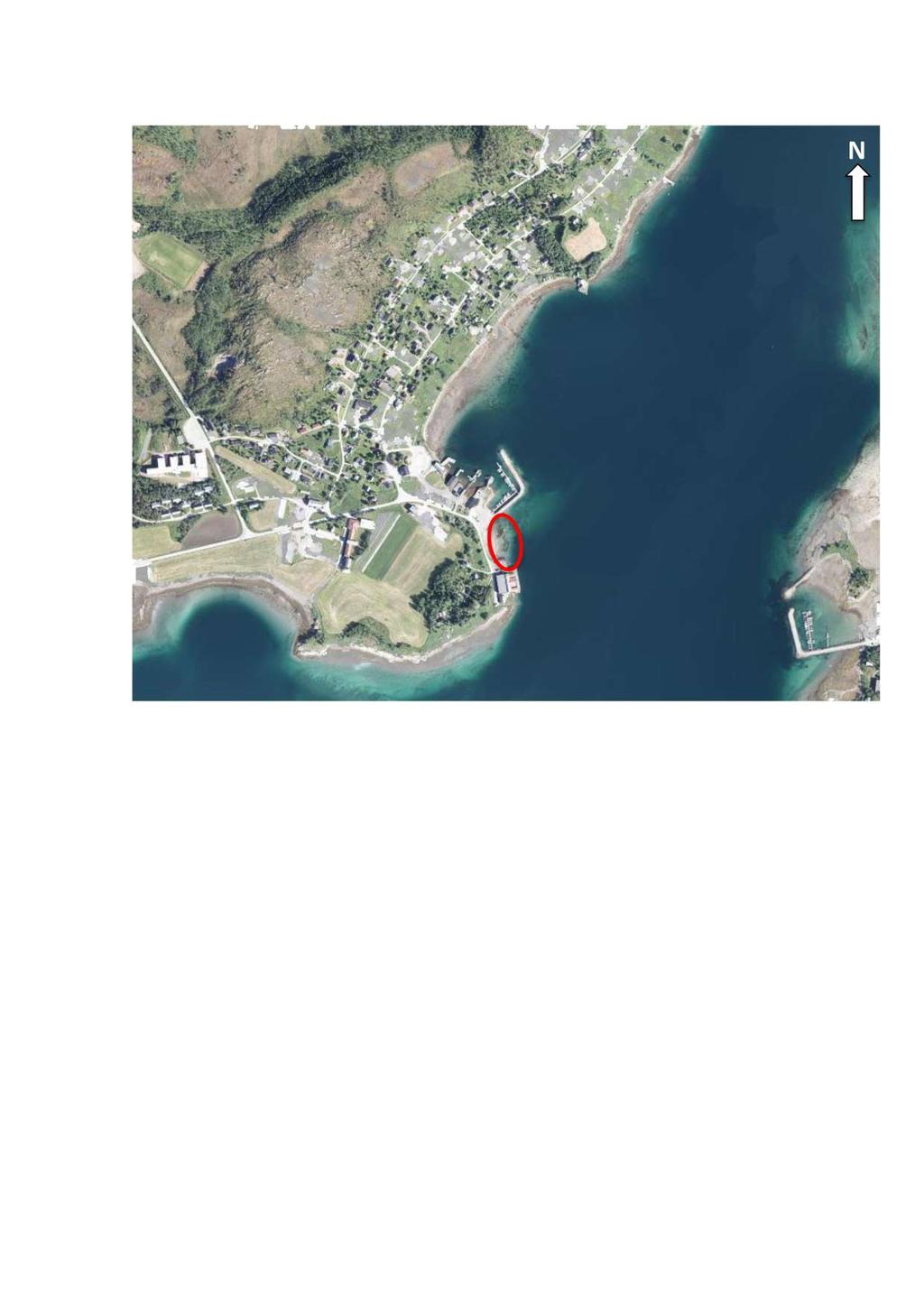Gibostadbukta Miljøgeologiske undersøkelser av sjøbunnsedimenter multiconsult.no 3 Utførte undersøkelser N Figur 2: Flyfoto Gibostadbukta, Lenvik kommune.