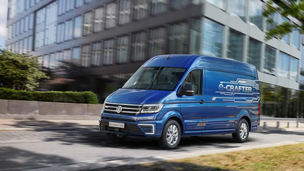 VW e-crafter har lastekapasitet på inntil