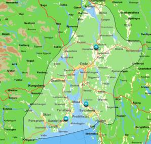 Østlandet lovende Regulerte flate tomter 20-100 Ha Nær int.