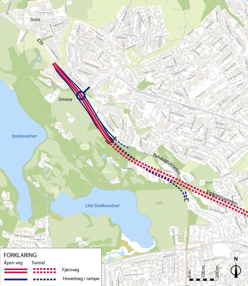 Generelt 12 Forholdene omkring adkomst til Myrveien og Nordalssvingene er nærmere beskrevet i kap. 3.8. Variantene er illustrert på en enhetlig måte med håndtegnede skisser.