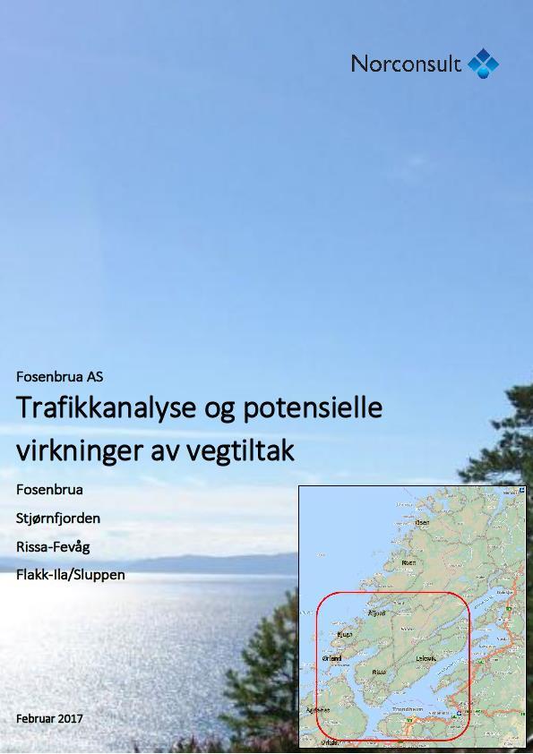 Trafikkanalyse år 2022 Forventet omfordeling av trafikk i vegnettet dersom bruene og andre tiltak skulle komme i