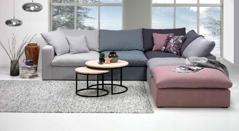 Super Soft - Ekstra god Sittekomfort Eksklusiv og byggbar lounge sofa med super