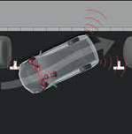 Veigrepskontroll (TRC) Om du tråkker for hardt på gassen, trer veigrepskontroll automatisk i funksjon og bruker en kombinasjon av bremsing og omfordeling av
