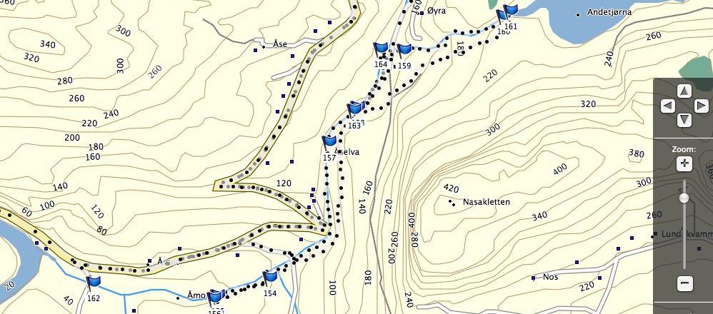 Den næraste målestasjonen for nedbør ligg i kommunesenteret, Sande i Gaular kommune, ca 5 km vest for utbyggingsområdet.