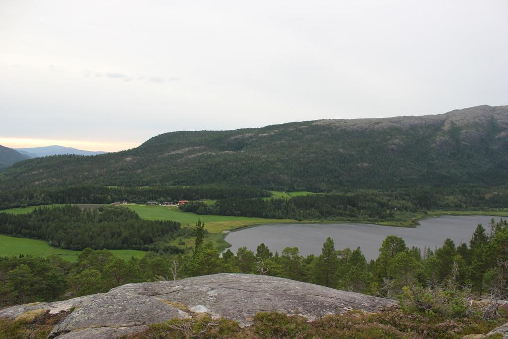 Fortsett stien ved siden av inngangen til ungdomshuset opp mot Kommelåsen.