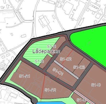 høyde og utforming av planforslaget. Nytt tverrsnitt for sykkelveg med fortau langs Lade allé og sørsiden av Haakon VII s gate er ivaretatt.