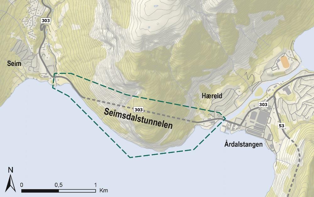 4 Fv. 303 Seimsdalstunnelen - Beredskapsanalyse 2. Prosjektomtale - arbeidsopplegg Fv.