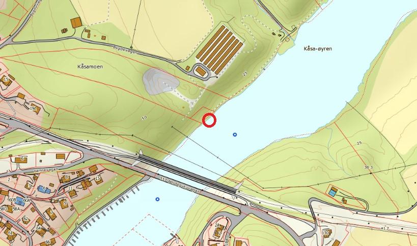 Sauarelva ved Kåsøyr 016-1760-R Dato/er 29/5, 2/8, 26/10 5 Vannmiljøkode 016-62802 UTM sone 32 Fisk observert - Øst Nord Vannføring (omtrent) - 514802 6584032 Prøvetakingsforhold Kun vannprøve