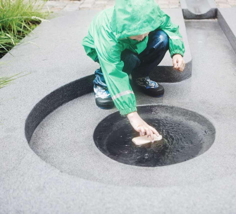 Vann er trivsel og lek Overvannskulpturer