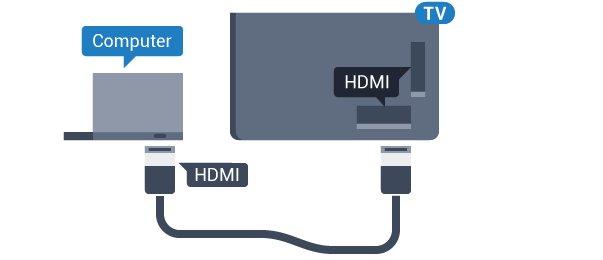 Med DVI til HDMI Du kan eventuelt bruke en DVI-til-HDMI-adapter (selges separat) til