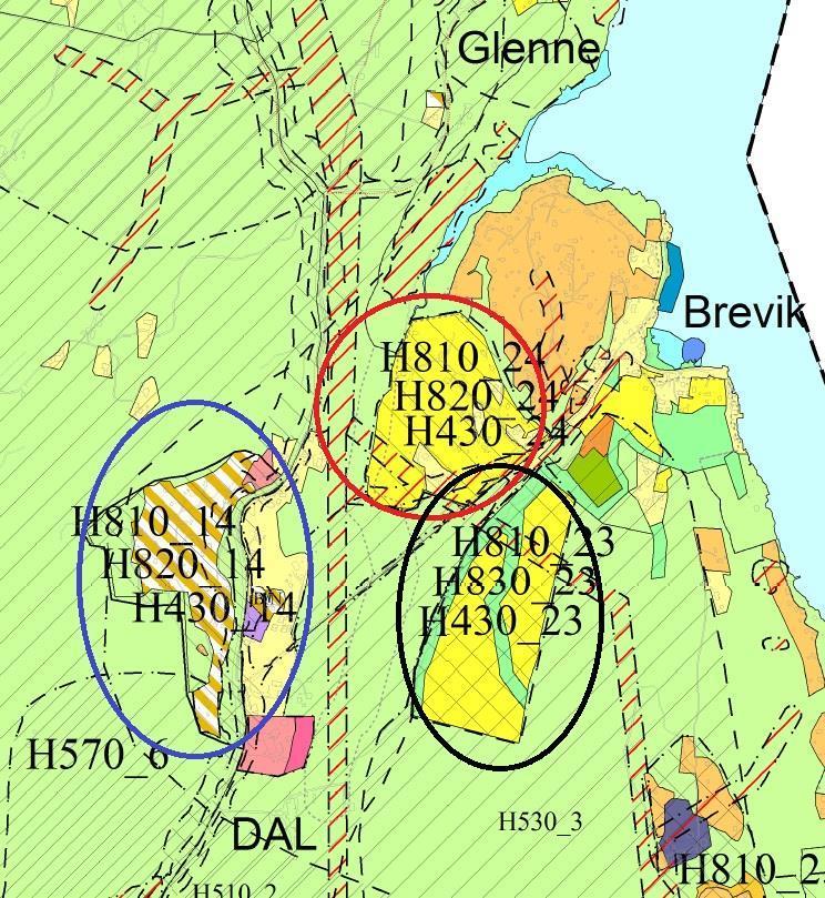 Det totale potensialet i områdene med kombinert formål, inkludert Svenneløkka, er konvertering av 130 hytter til helårsbolig.