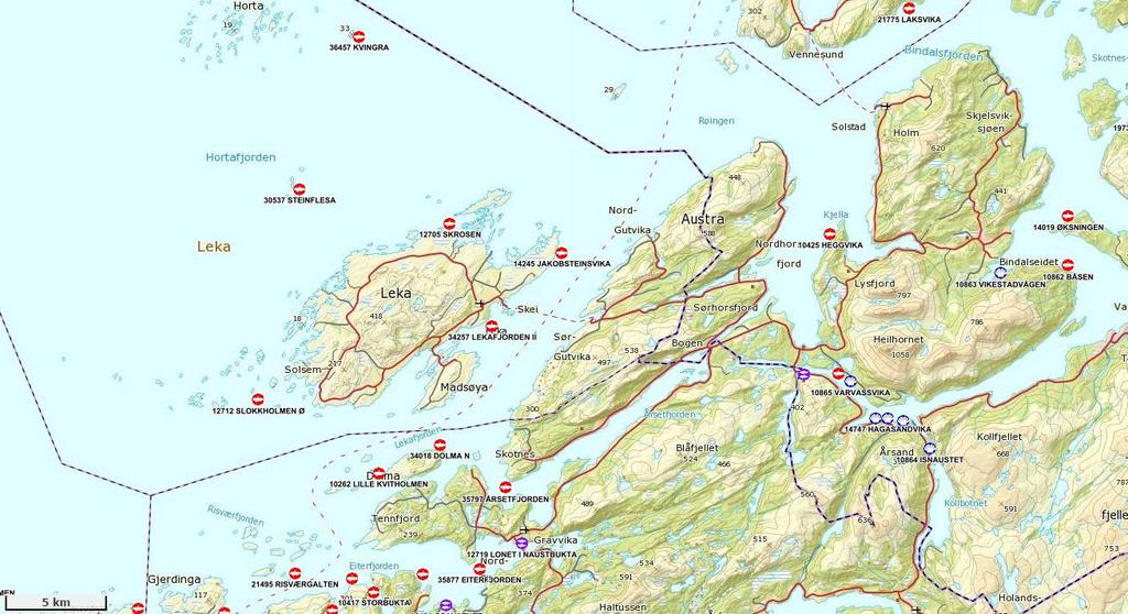 1. Materiale og metode 1.1 Undersøkelsesområde Jakobsteinsvika ligger i Leka kommune, Nord-Trøndelag fylke (Figur 1).