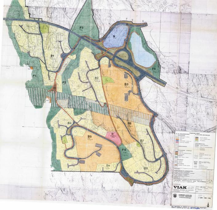 Figur 9: RP7090000 Laksevåg Drotningsvik sør - Boligområde I sørøst grenser planområdet mot reguleringsplan for Drotningsvik sørøst (plannummer 7630000) jamfør figur 10.