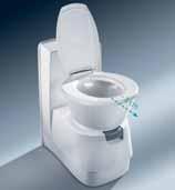 toalettet med ripesikkert keramikk-innlegg er et resultat av Dometics erfaringer gjennom årtier.