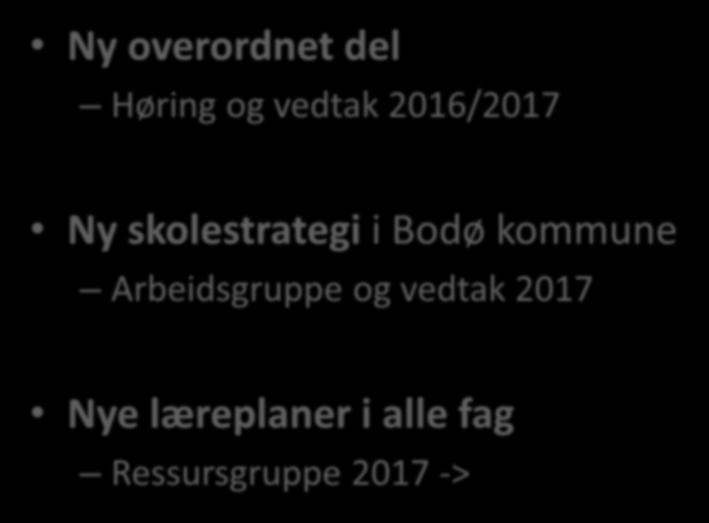 Høring og vedtak