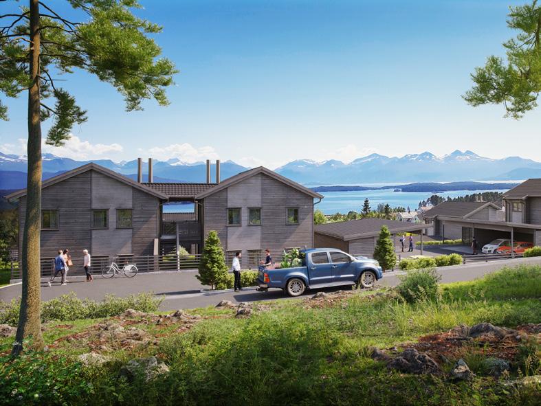 Populære leiligheter med smarte løsninger Trivelig bomiljø i rolige omgivelser. 3-romsleiligheter Block Watne bygger 16 moderne 3-romsleiligheter i Røbekklia i Molde.