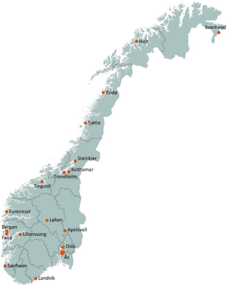 NIBIO har aktivitet innen økologisk