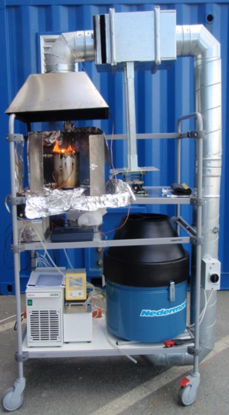 A total of nine tests, including five unweathered oils, three water-free 250 C+ residues and one emulsion, were performed in the SINTEF Burning cell.