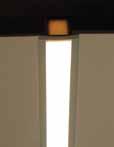 m/frostet lokk for LED strips 18x18x1000 mm 01 0 m Alukanal hjørne