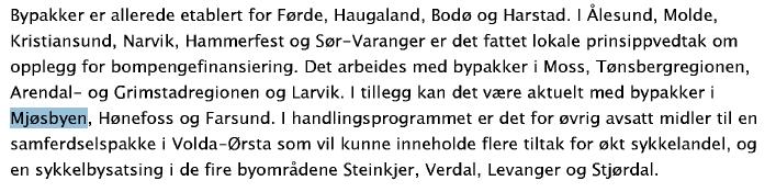 Felles areal- og transportstrategi Bidra til mer samordnet areal- og transportutvikling i