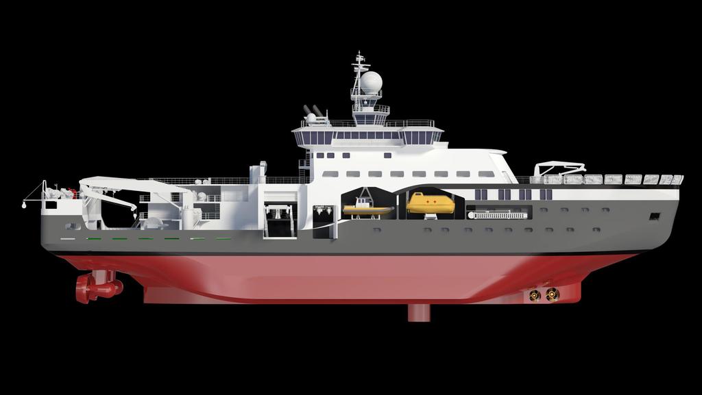 Built to IMO Polar Code requirements (PC 3) Dynamic positioning Multi discipline