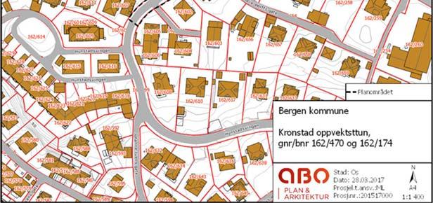 Berggrunnen i planområdet er en del av den lille Bergensbuen og er i berggrunnsgeologsik kart fra U bestående av amfibolittlag og kvartsglimmerskifer fra tidlig paleozoikum