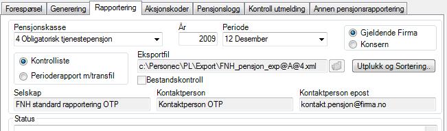 6. Klikk Beregn. 7. Kjør steg 5-6 for alle ansatte med endret datagrunnlag. Dersom du endrer transaksjon under pensjonsrapportering, må du IKKE generere på nytt, da slettes din endringer.