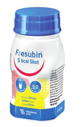 5 kcal Shot Fettrik energiberikning Energikonsentrert For tilførsel av energi og essensielle fettsyrer. MCT-fett utgjør 25 % av fettet for lettere fordøyelse og absorpsjon.