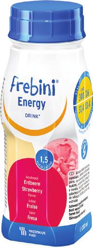 PAEDIATRICS Frebini Energy DRINK Energirik næringsdrikk for barn Med og uten fiber.